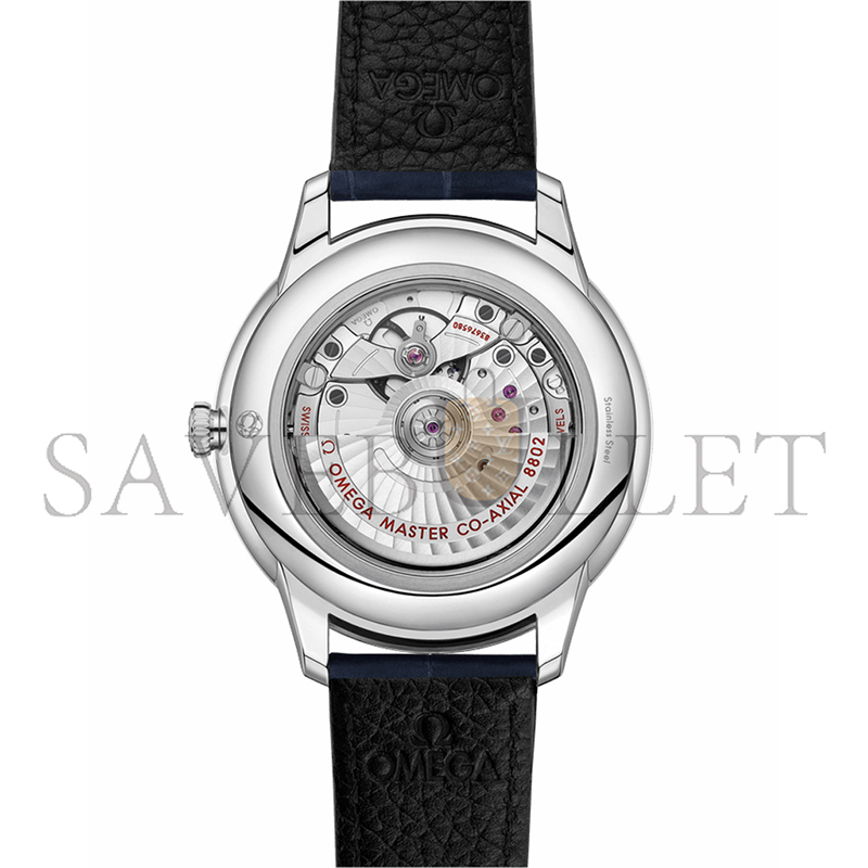OMEGA DE VILLEPRESTIGE41 MM, STEEL ON LEATHER STRAP 434.13.41.20.03.001 OMEGA DE VILLEPRESTIGE41 MM, STEEL ON LEATHER STRAP 434.13.41.20.03.001