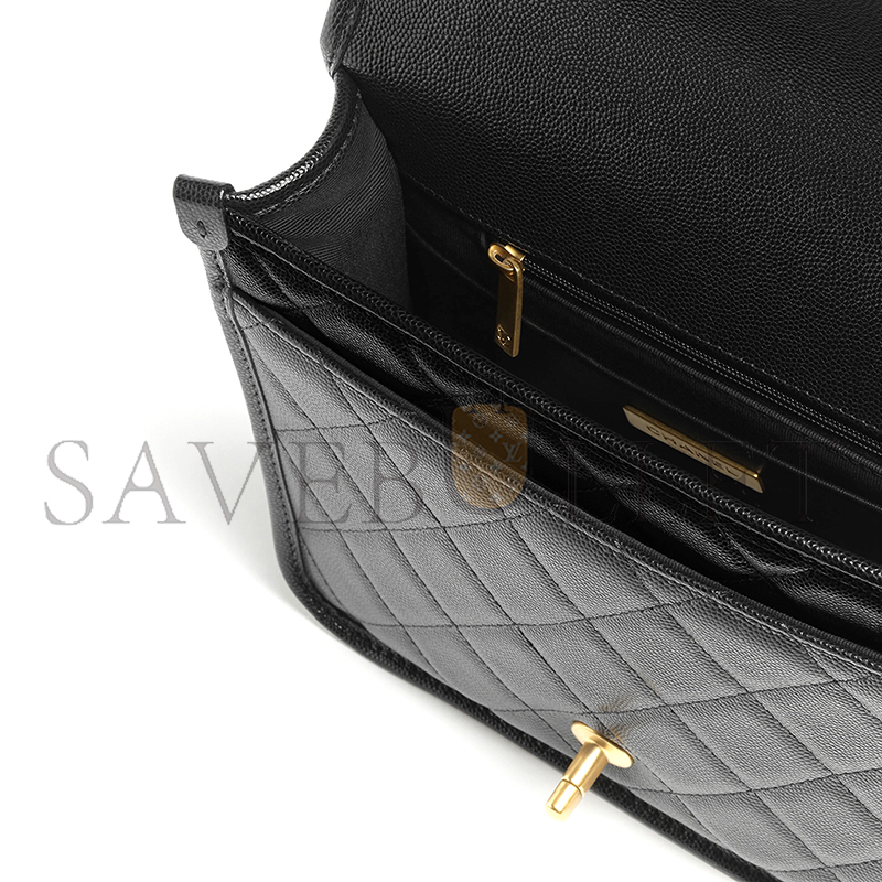 CHANEL BACKPACK GRAINED SHINY CALFSKIN & GOLD-TONE METAL BLACK AS5715 (22*19.5*7cm) CHANEL BACKPACK GRAINED SHINY CALFSKIN & GOLD-TONE METAL BLACK AS5715 (22*19.5*7cm)