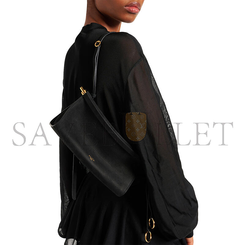 ALAÏA LE CLICK EAST WEST SMALL BAG IN NUBUCK (25*12.5*7cm) 