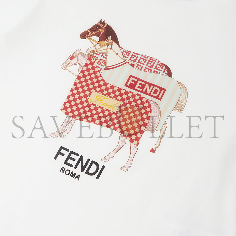 FENDI T-SHIRT JMI4987AJF0TU9