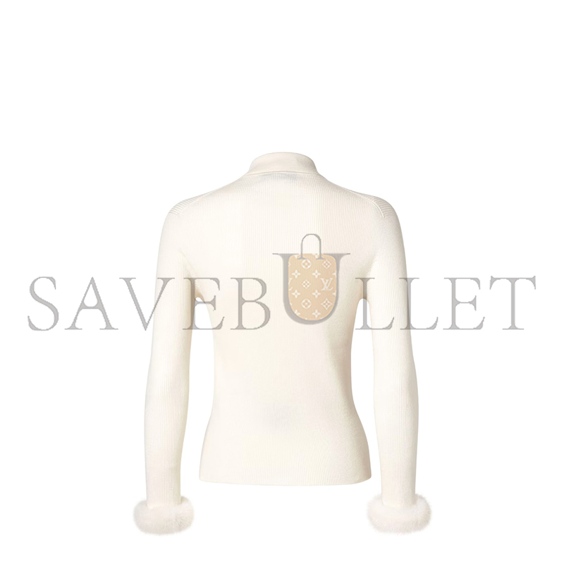 FENDI CARDIGAN WHITE WOOL FZE558AW4AF0HWA