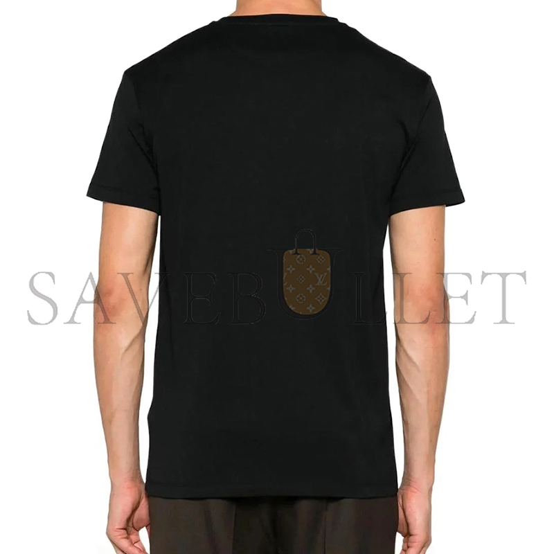 FENDI FF LABYRINTH CREW NECK T-SHIRT