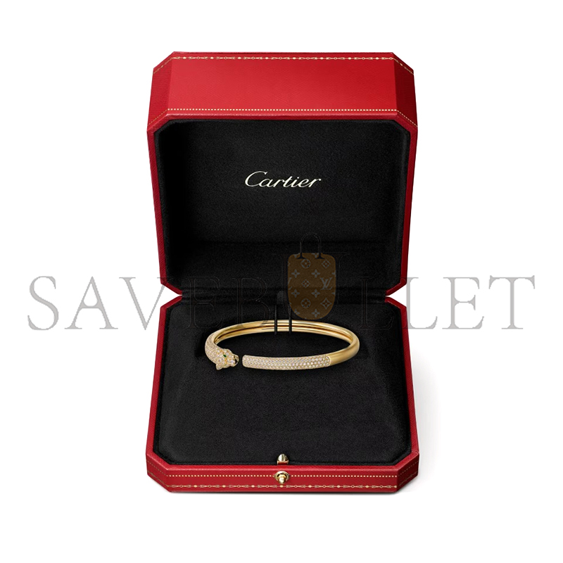 CARTIER PANTHÈRE DE CARTIER BRACELET, SMALL MODEL, HALF-PAVED N6718117