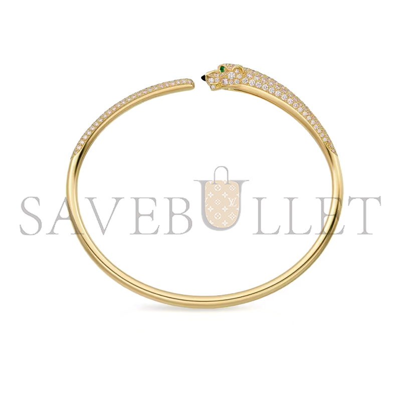 CARTIER PANTHÈRE DE CARTIER BRACELET, SMALL MODEL, HALF-PAVED N6718117