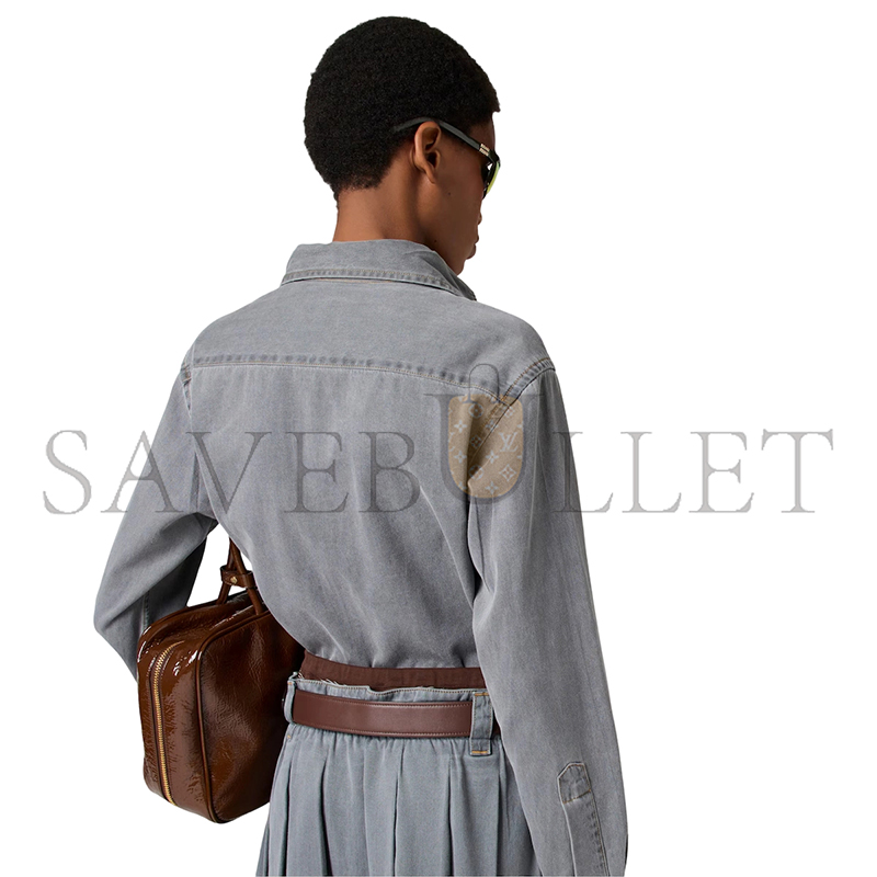 MIU MIU DISTRESSED DENIM SUIT