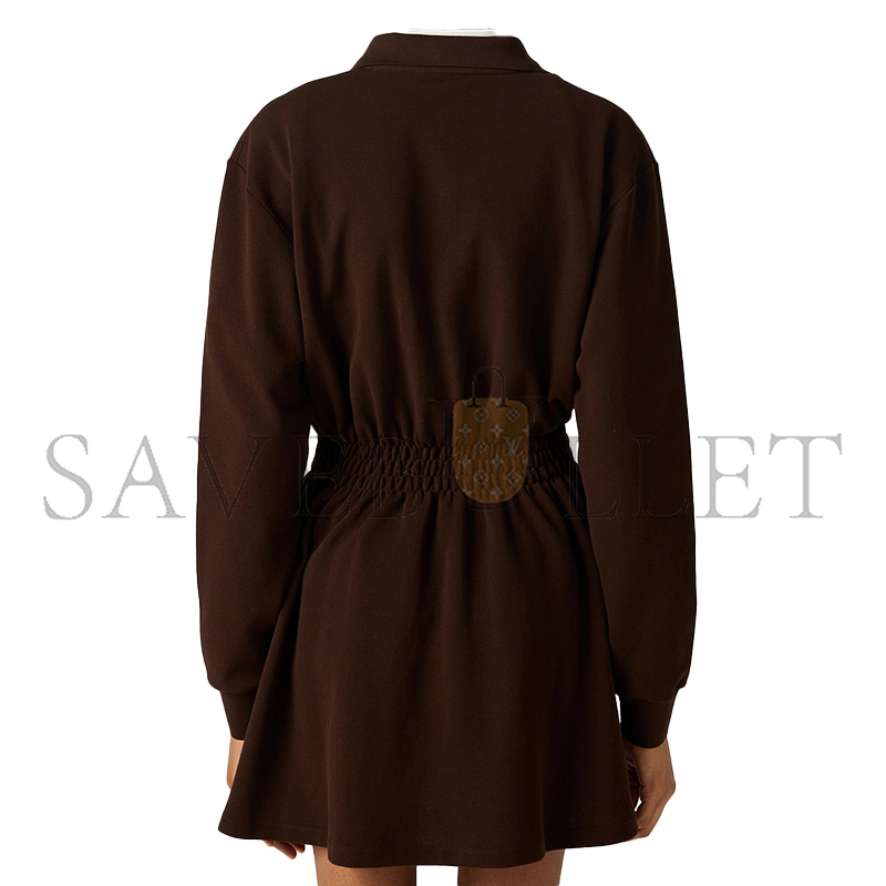 MIU MIU COTTON PIQUÉ MINI-DRESS MF5984