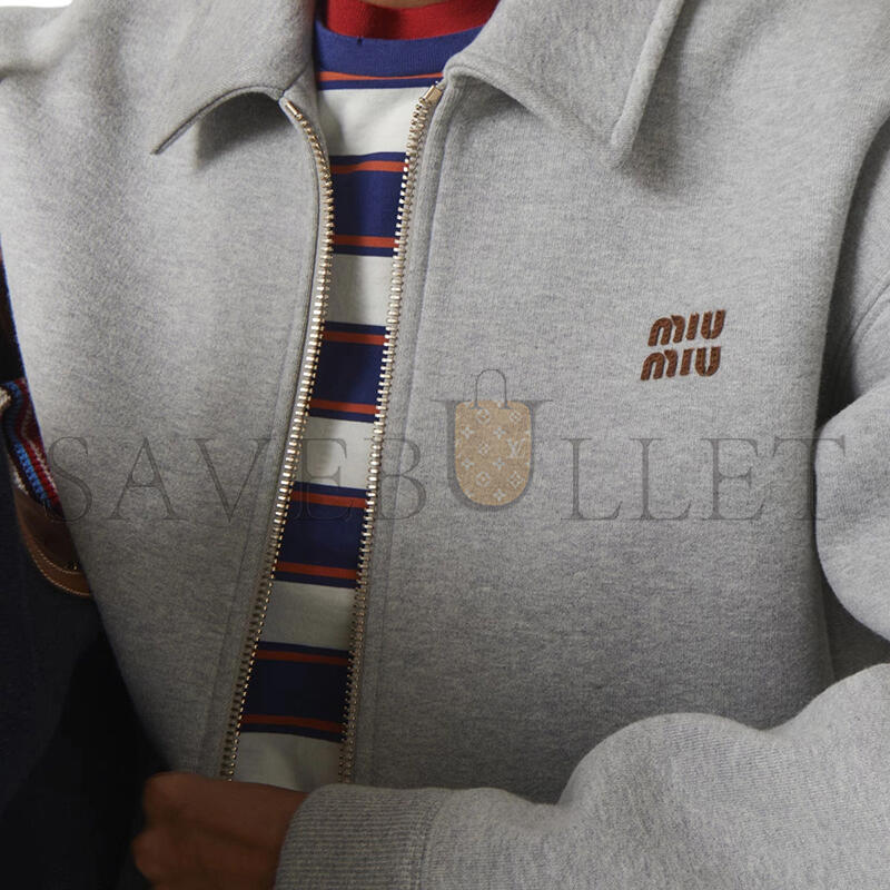 MIU MIU JERSEY BLOUSON JACKET ML1060 MIU MIU JERSEY BLOUSON JACKET ML1060