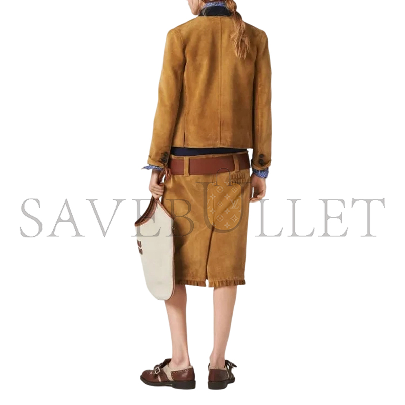 MIU MIU SUEDE JACKET MPG492
