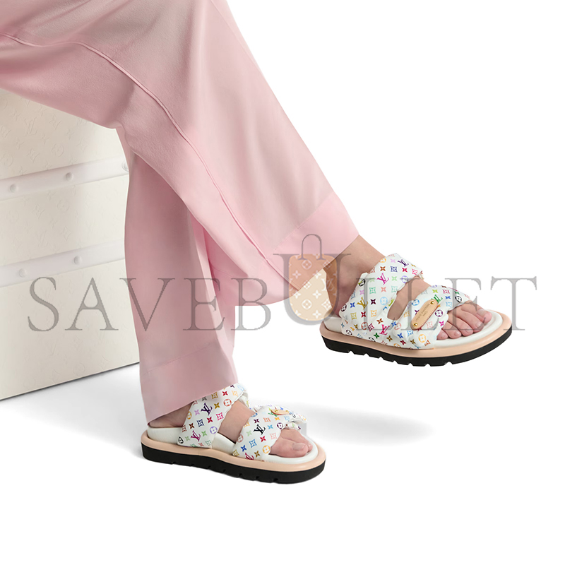 LOUIS VUITTON MURAKAM LV X TM POOL PILLOW COMFORT MULE 1AJNF3