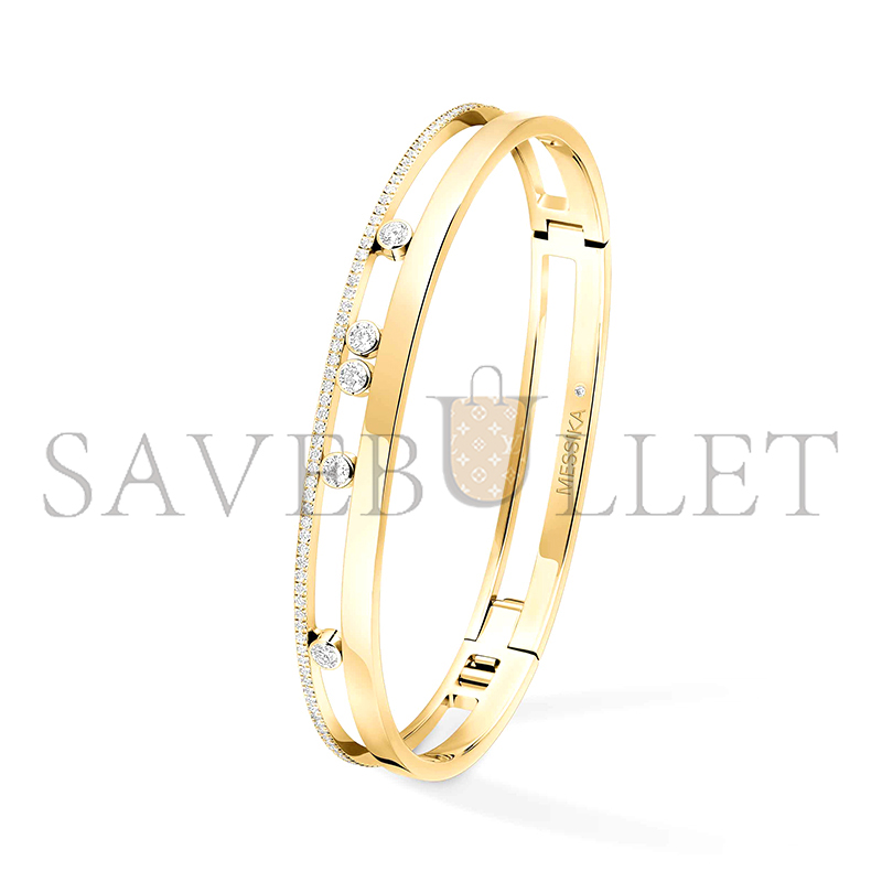 MESSIKA MOVE ROMANE BANGLE YELLOW GOLD DIAMOND BRACELET 06514-YG
