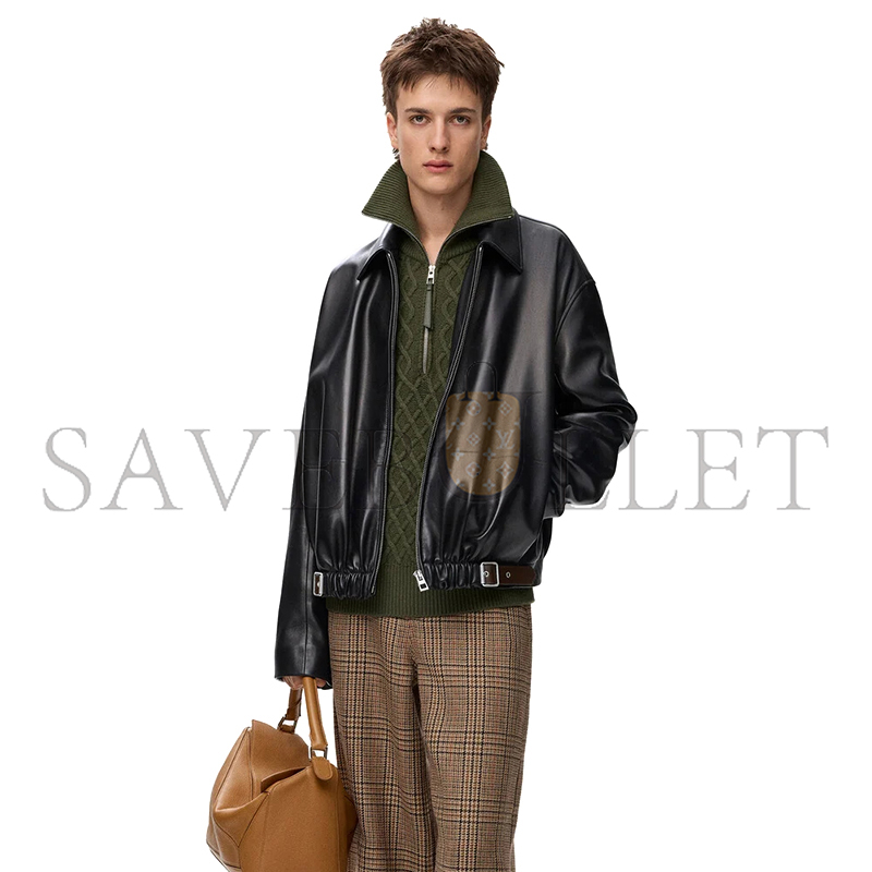 LOEWE BELTED JACKET IN NAPPA LAMBSKIN H526Y34L93