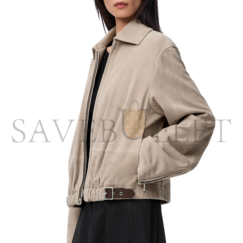 LOEWE BELTED JACKET IN SUEDE GOATSKIN S540Y34L58