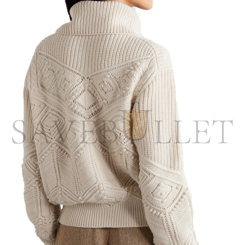 LORO PIANA CASHMERE ZIP-UP CARDIGAN FAQ0958