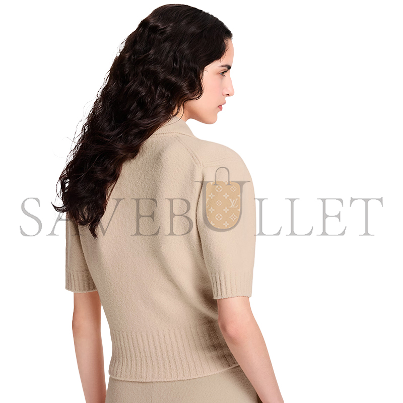 LOUIS VUITTON MONOGRAM BUTTON KNIT TOP 1AJHM6