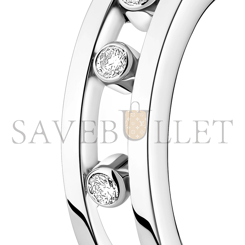 MESSIKA MOVE HOOP EARRINGS WHITE GOLD DIAMOND EARRINGS 04407-WG