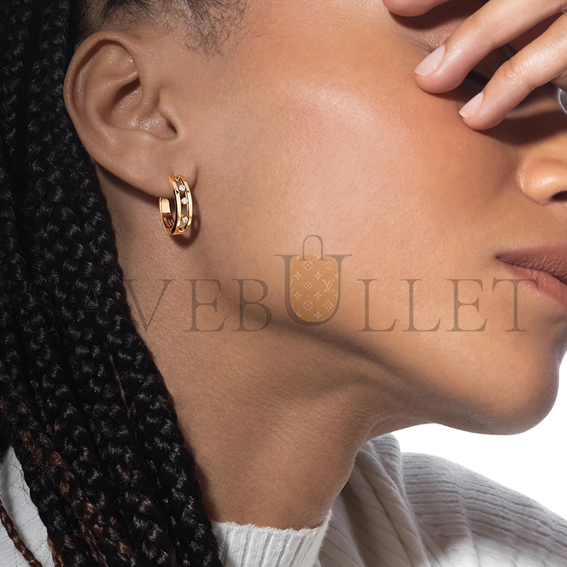 MESSIKA MOVE HOOP EARRINGS YELLOW GOLD DIAMOND EARRINGS 04407-YG MESSIKA MOVE HOOP EARRINGS YELLOW GOLD DIAMOND EARRINGS 04407-YG