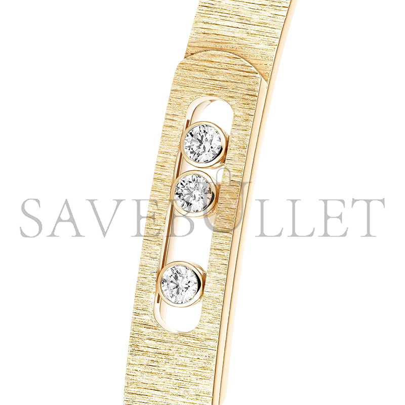 MESSIKA MOVE NOA CISELÉ BANGLE YELLOW GOLD DIAMOND BRACELET 14481-YG