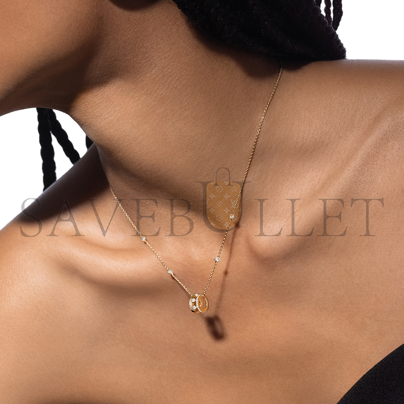 MESSIKA MOVE ROMANE PENDANT NECKLACE YELLOW GOLD DIAMOND NECKLACE 07158-YG