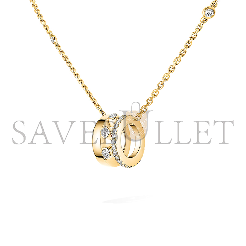 MESSIKA MOVE ROMANE PENDANT NECKLACE YELLOW GOLD DIAMOND NECKLACE 07158-YG