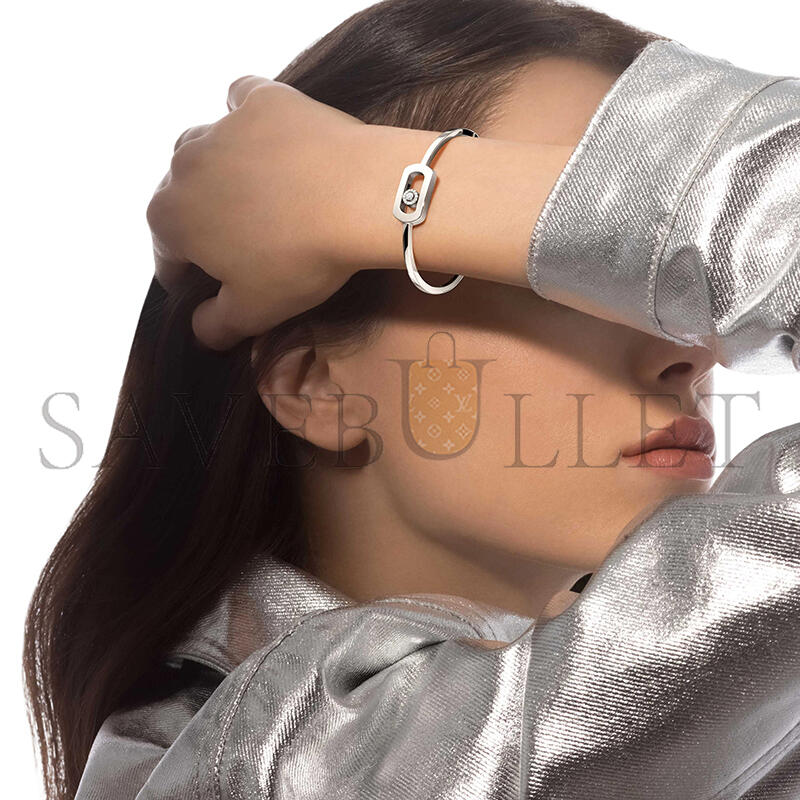 MESSIKA SO MOVE BANGLE WHITE GOLD DIAMOND BRACELET 13757-WG