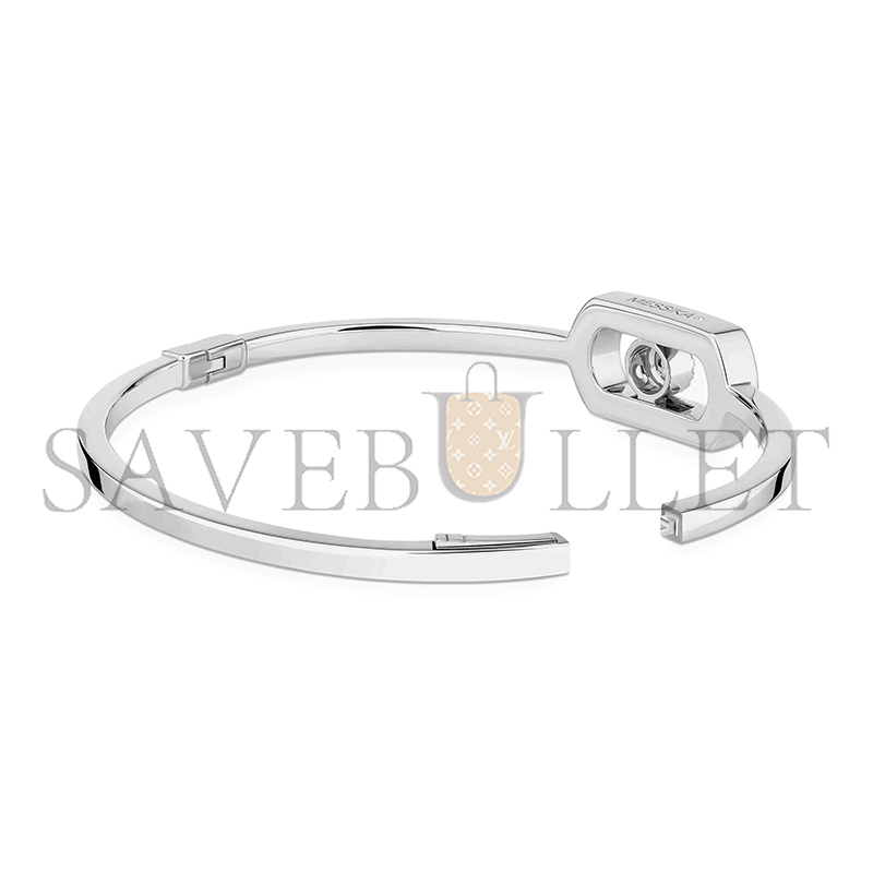 MESSIKA SO MOVE BANGLE WHITE GOLD DIAMOND BRACELET 13757-WG MESSIKA SO MOVE BANGLE WHITE GOLD DIAMOND BRACELET 13757-WG