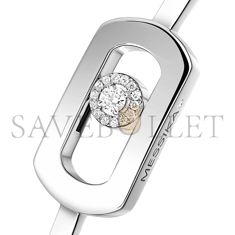 MESSIKA SO MOVE BANGLE WHITE GOLD DIAMOND BRACELET 13757-WG MESSIKA SO MOVE BANGLE WHITE GOLD DIAMOND BRACELET 13757-WG