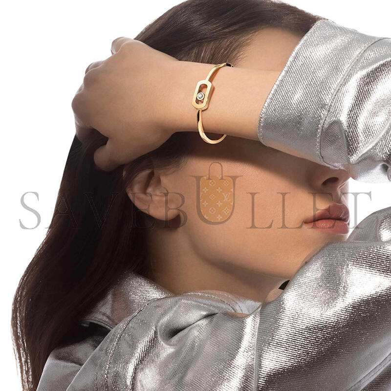 MESSIKA SO MOVE BANGLE YELLOW GOLD DIAMOND BRACELET 13757-YG