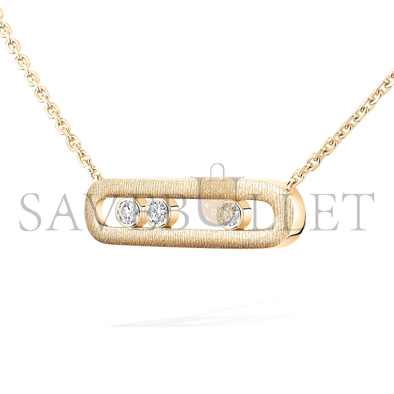 MESSIKA MOVE CLASSIQUE CISELÉ NECKLACE YELLOW GOLD DIAMOND NECKLACE 14667-YG
