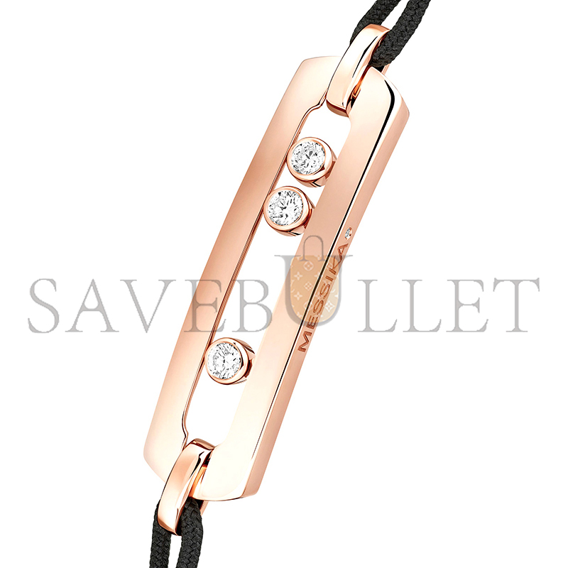 MESSIKA MOVE CORD BRACELET LARGE PINK GOLD DIAMOND BRACELET 05311-PG