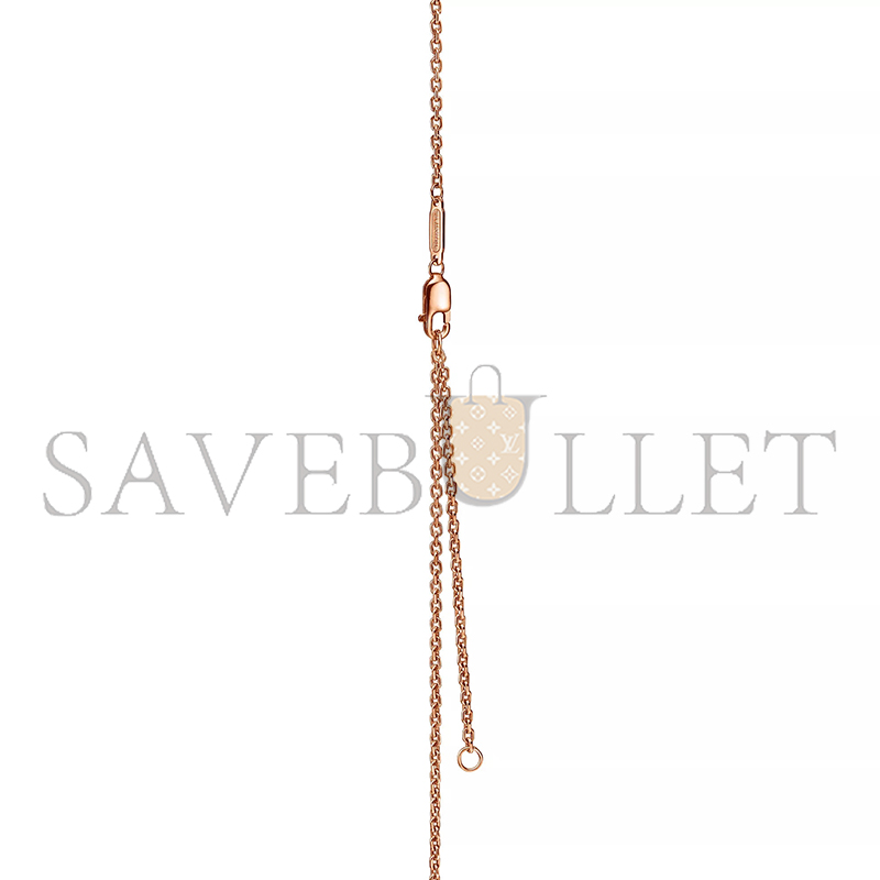 TIFFANY LOCKSMALL PENDANT IN ROSE GOLD WITH A PINK SAPPHIRE 75202806