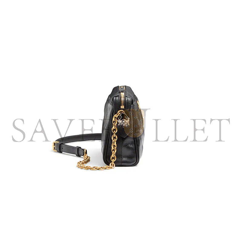 VALENTINO GARAVANI PANTHEA SMALL SHOULDER BAG IN NAPPA LEATHER WITH A CHEVRON PATTERN 8W2B0S99UYF_0NO (24*14*6cm) VALENTINO GARAVANI PANTHEA SMALL SHOULDER BAG IN NAPPA LEATHER WITH A CHEVRON PATTERN 8W2B0S99UYF_0NO (24*14*6cm)
