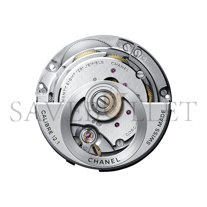 CHANEL J12 DIAMOND BEZEL WATCH CALIBRE 12.1, 38 MM H6526