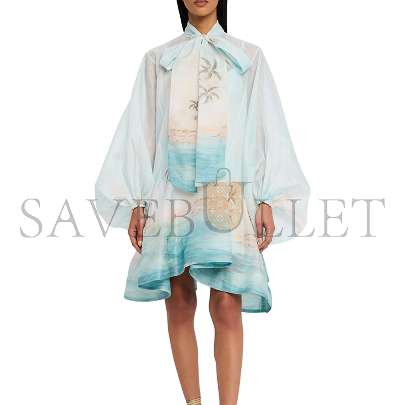 ZIMMERMANN ILLUMINATE BILLOW MINI DRESS 1404DS251