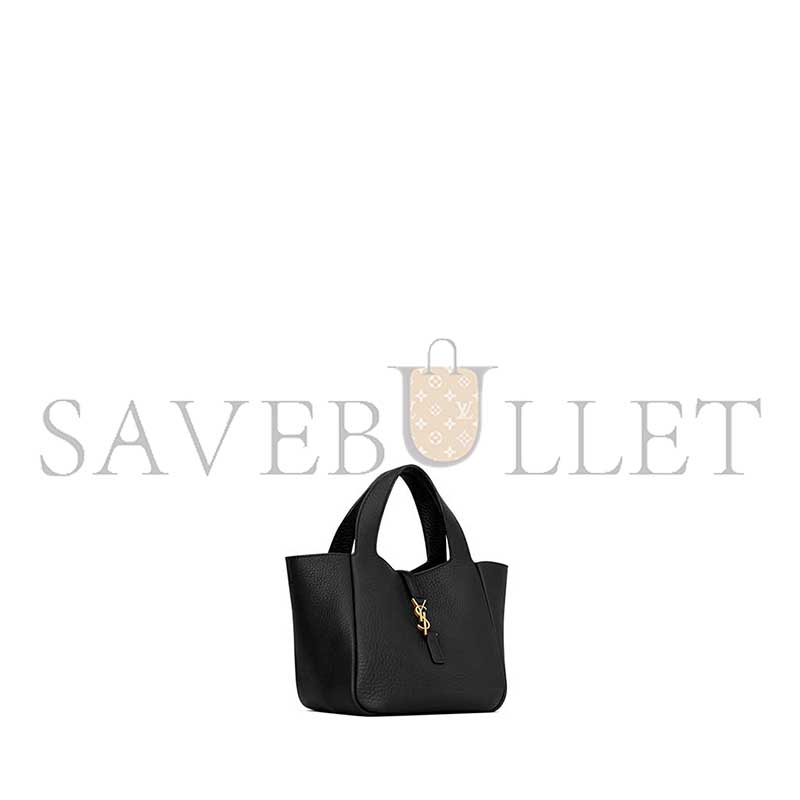 YSL LE 5 À 7 BABY BEA IN GRAINED LEATHER 872469AADUU1000 (18*15*13cm)