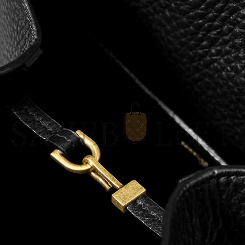 YSL LE 5 À 7 BABY BEA IN GRAINED LEATHER 872469AADUU1000 (18*15*13cm)