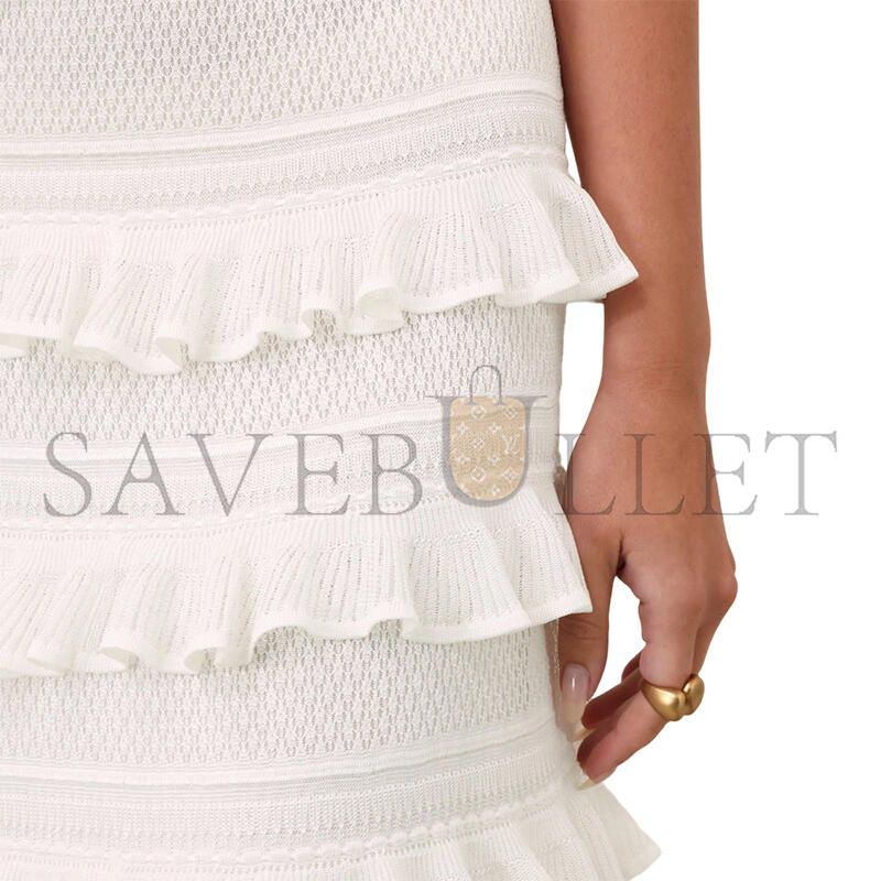 ZIMMERMANN LUNA LACE FRILL SKIRT 3723SS261 ZIMMERMANN LUNA LACE FRILL SKIRT 3723SS261