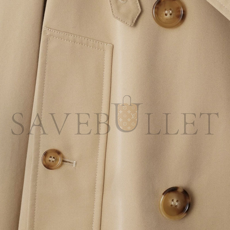 BURBERRY DOUBLE BREASTED LONG-SLEEVED TRENCH COAT  81157921