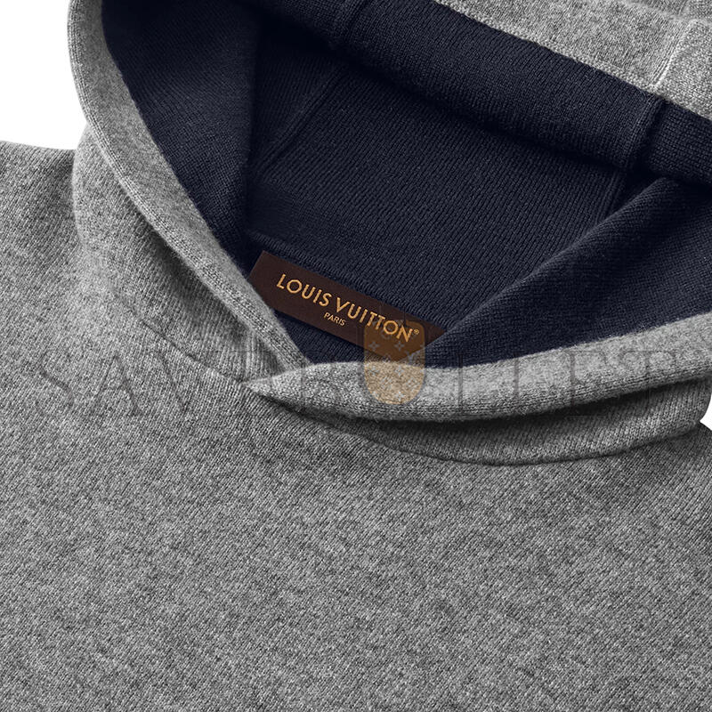 LOUIS VUITTON SIGNATURE DOUBLE FACE CASHMERE HOODIE 1AJSNY