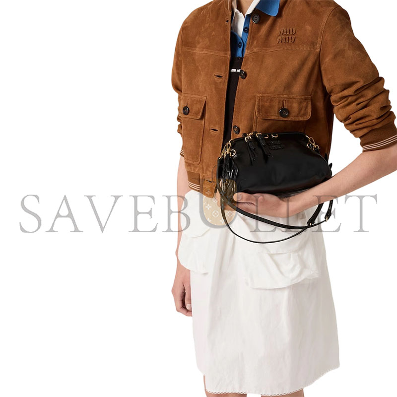 MIU MIU CAPRICE LEATHER CLUTCH 5BF131 (24*14*8.5cm)
