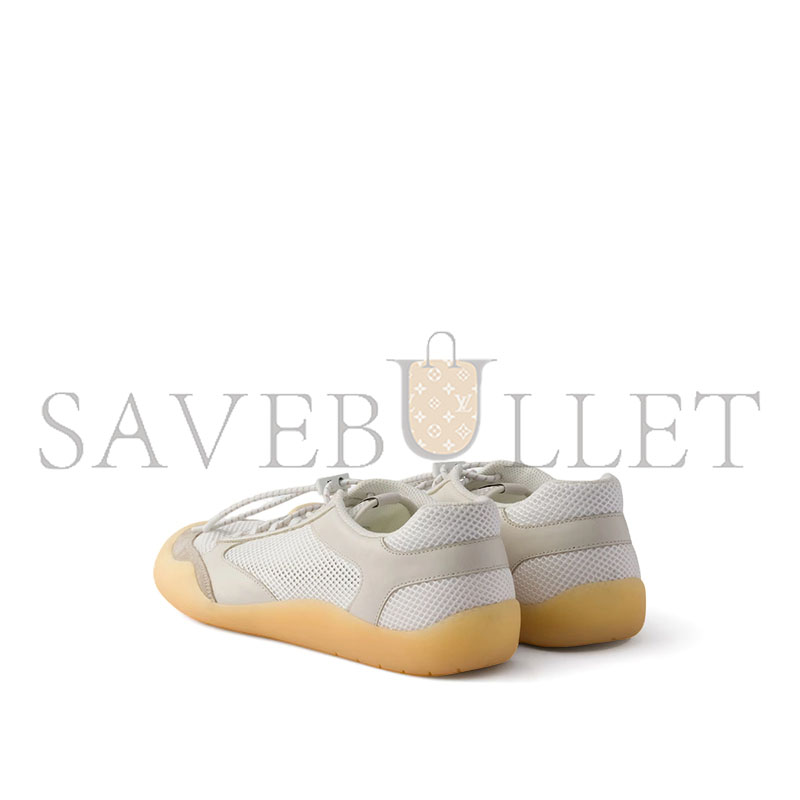 PRADA SPEEDROCK LEATHER AND MESH SNEAKERS 2EE468