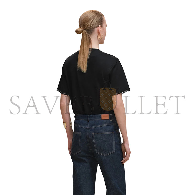 HERMÈS EMBROIDERED MAXI T SHIRT H5H4625DC02