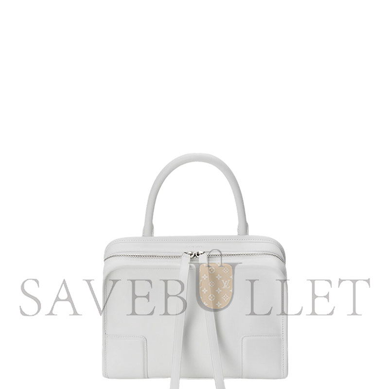 LOEWE SMALL AMAZONA 180 BAG IN SOFT CALFSKIN WHITE A039AS0X01 (24.5*18.5*10cm)