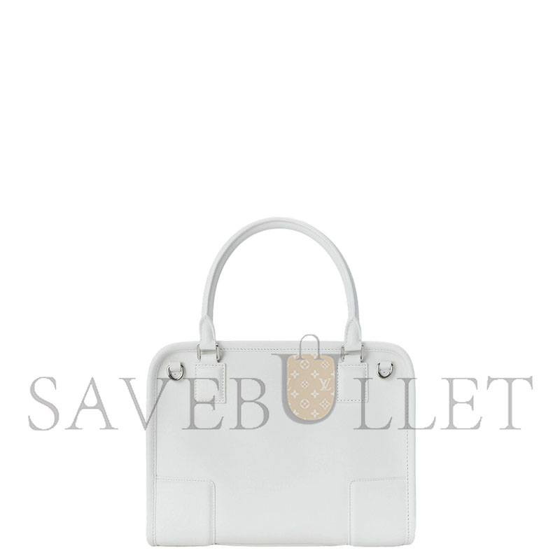 LOEWE SMALL AMAZONA 180 BAG IN SOFT CALFSKIN WHITE A039AS0X01 (24.5*18.5*10cm)