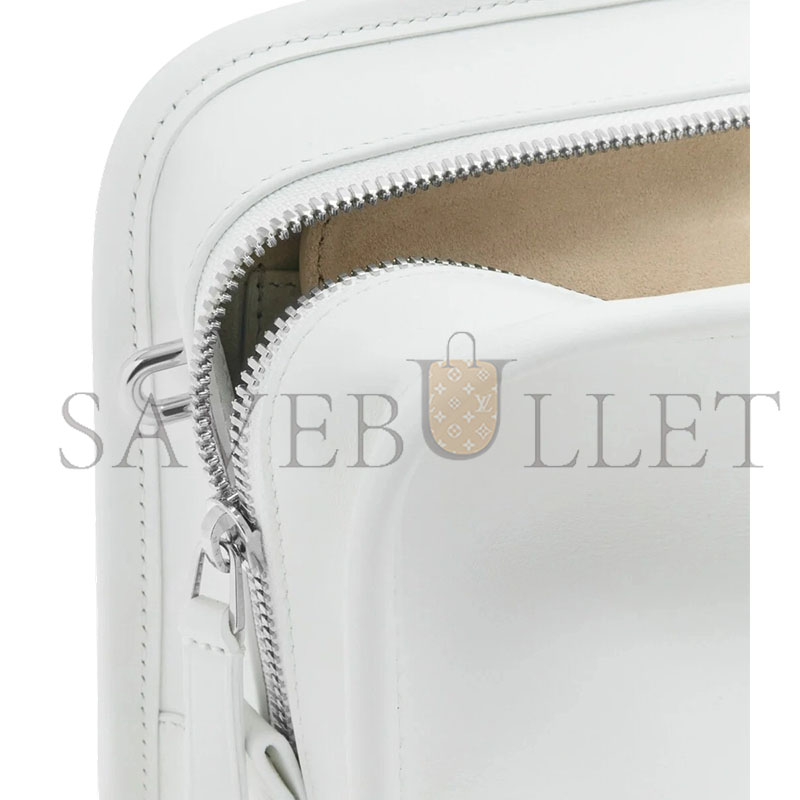 LOEWE SMALL AMAZONA 180 BAG IN SOFT CALFSKIN WHITE A039AS0X01 (24.5*18.5*10cm)