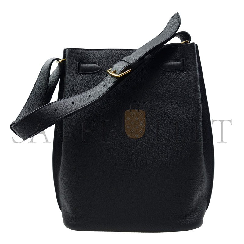 HERMÈS SO KELLY 22 SHOULDER BAG BLACK (30.5*22*11 cm)