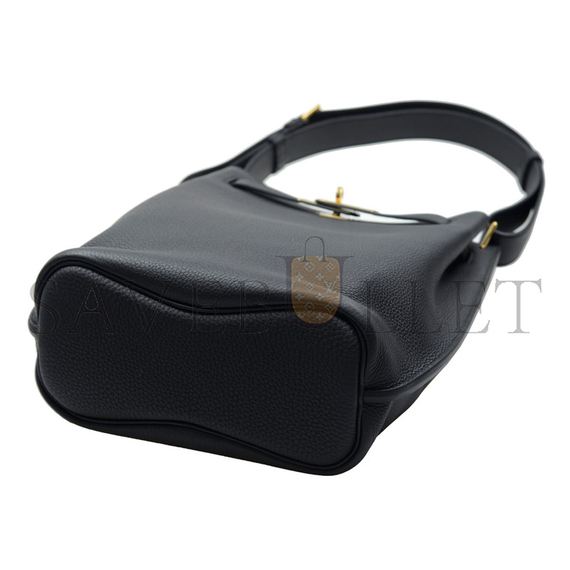 HERMÈS SO KELLY 22 SHOULDER BAG BLACK (30.5*22*11 cm)
