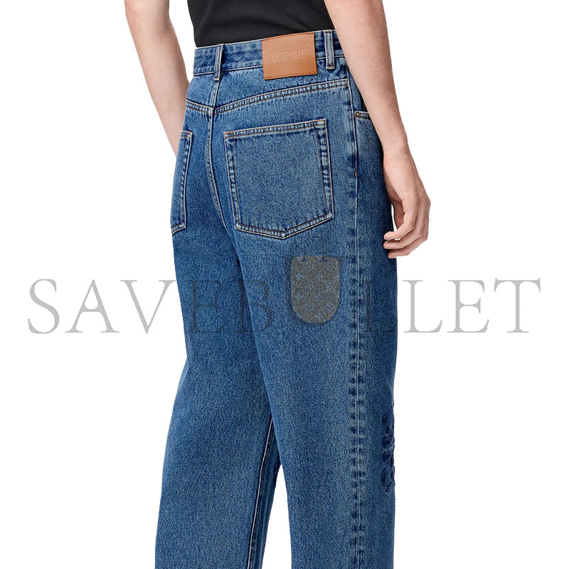 LOEWE ANAGRAM BAGGY JEANS IN DENIM H526Y11WA6