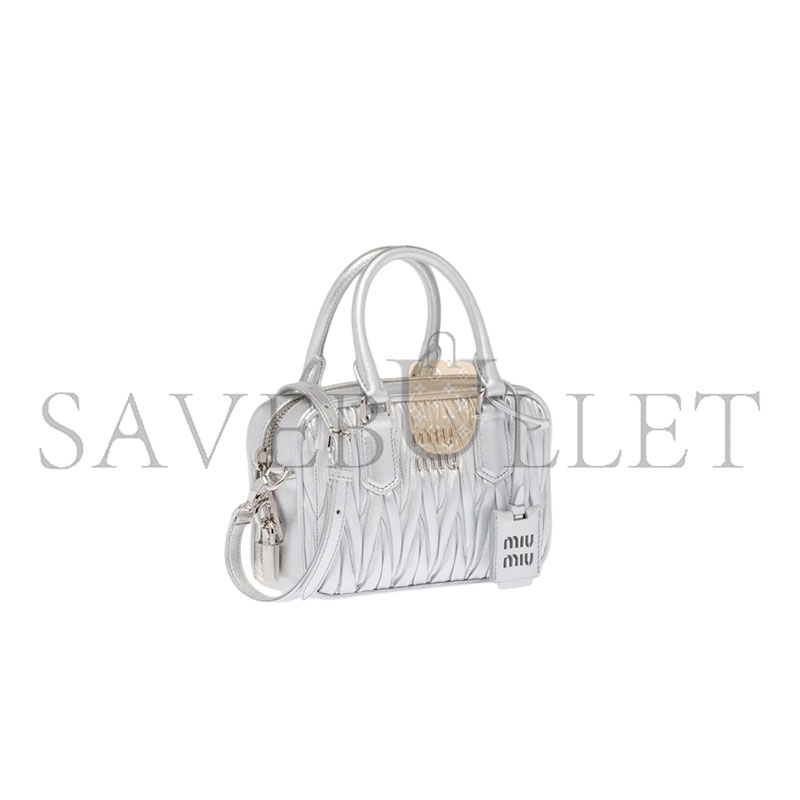MIU MIU ARCADIE MATELASSÉ NAPPA LEATHER BAG 5BB123 (19*13*6cm)