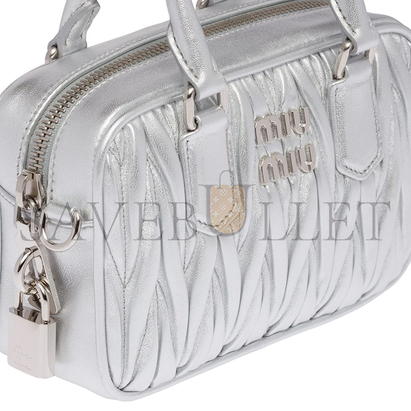 MIU MIU ARCADIE MATELASSÉ NAPPA LEATHER BAG 5BB123 (19*13*6cm)