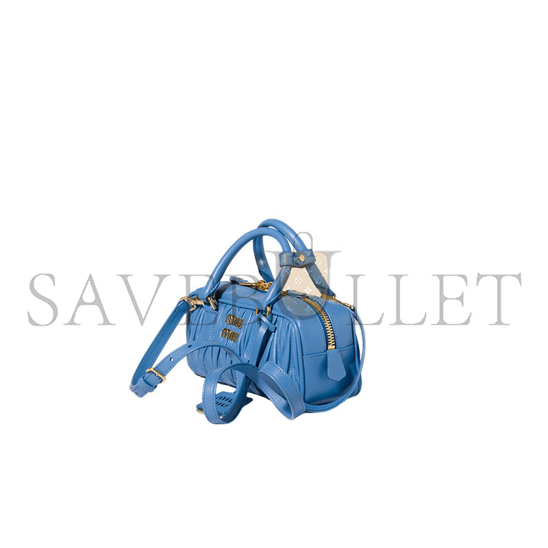 MIU MIU ARCADIE MATELASSÉ NAPPA LEATHER HANDBAG 5BB142 (22*10.5*7.5cm) MIU MIU ARCADIE MATELASSÉ NAPPA LEATHER HANDBAG 5BB142 (22*10.5*7.5cm)